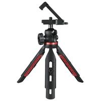 Hama Tafelstatief 1/4 inch Werkhoogte: 16 - 19 cm Zwart Kogelkop, Waterpas, Incl. smartphonehouder - thumbnail