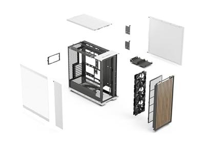 Fractal Design North XL RC Chalk White TG Clear Fractal Design North XL RC Chalk White TG Clear