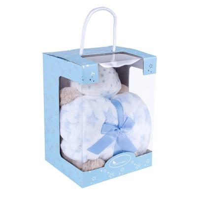 Interbaby babydeken nijlpaard 80 x 110 cm fleece