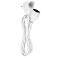 REV 0016130114 Stroom Verlengkabel Wit 3.00 m H05VV-F 3G 1,5 mm² - thumbnail