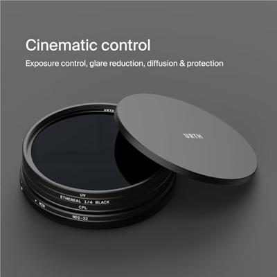 Urth 67mm Cinematic Filter Kit Plus+ (UV, CPL, ND32, Ethereal 1/4 Black Mist)