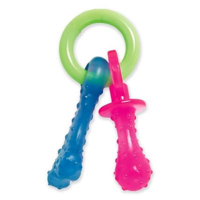 NYLABONE PUPPY CHEW BIJTRING SPEEN / BOT PUPPYSPEELGOED TOT 7 KG - thumbnail