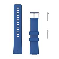 Fitbit Versa 1 / 2 & Lite rubberen sport bandje - Donker blauw - thumbnail