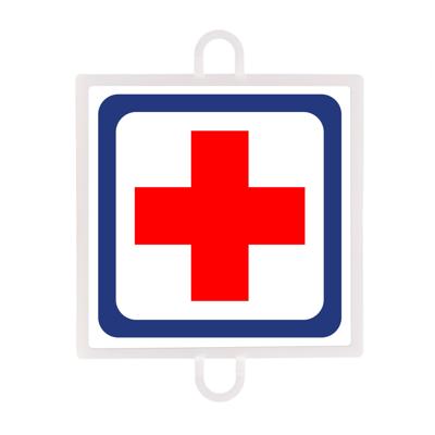TRAFFIC SIGN PANEL INDICATION No. 1 (FIRST AID STATION)