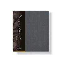 Dommelin Dommelin Kussensloop Uni Satijn 300TC 555 Olifantgrijs 60x70 - thumbnail