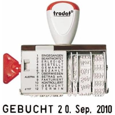 Trodat 54340 Woordbandstempel Zwart 56 x 4 mm (bxh)