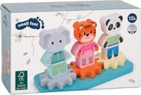Small Foot - houten stapelspel met tandwielen jungle friends fsc - thumbnail