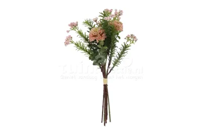 Kunstboeket Dahlia Pompon 33cm Roze