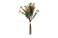 Kunstboeket Dahlia Pompon 33cm Roze - thumbnail