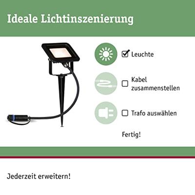Paulmann 4000870945742 94574 Verlichtingssysteem Plug&Shine LED 6.8 W Warmwit Zwart