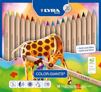 Kleurpotlood lyra color giants nature 18 kleuren