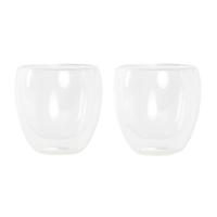 Glazenset DKD Home Decor Transparant Kristal Borosilicaatglas 250 ml - thumbnail