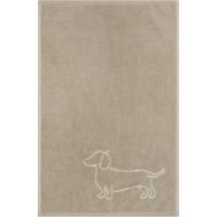 Cawö Cawo We love Dogs gemustert 6248 Handdoek 50x100 natur/beige - thumbnail