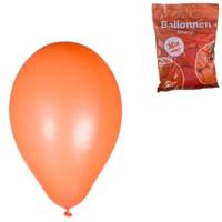 Oranje ballonnen 23 cm 30 stuks | 24 stuks - thumbnail