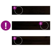 VidaXL Traptreden 2 st 110x30x2 cm massief eikenhout donkerbruin - thumbnail