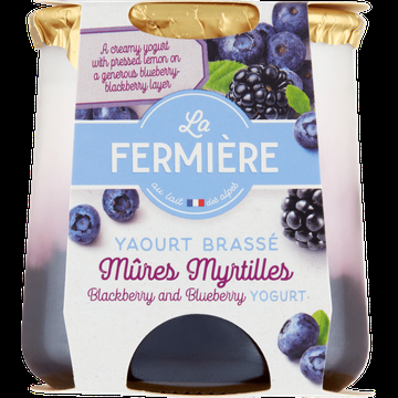 La Fermiere Bosbessen & Bramen Yoghurt 160 g bij Jumbo