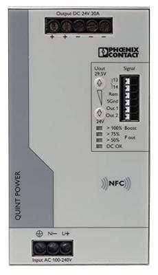 Phoenix Contact 2904602 DIN-rail netvoeding 24 V/DC 20 A Aantal uitgangen:1 x Inhoud 1 stuk(s)