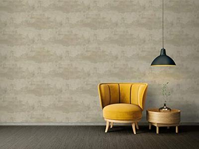 Noordwand behang couleurs & matières scratchy clouds grijs en groen