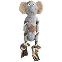 Honden-pluchespeelgoed Country Dog Manny, bruin - thumbnail