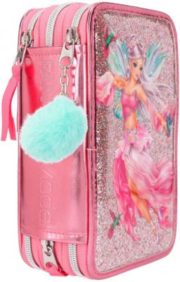 Top Model etui Fairy 13 x 20 cm polyester roze 45 delig