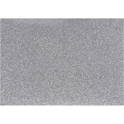 Creativ Company Opstrijkfolie glitter zilver, a5