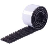 Binder Band 75763-H1 Klittenband Om vast te plakken Paddenstoel (l x b) 5000 mm x 25 mm Zwart 1 stuk(s) - thumbnail