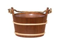 4Living sauna-emmer met touwgreep - Elzenhout - thumbnail