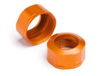 Shock cap 12xM13x0.8mm (orange/grooved/2pcs) (106633) - thumbnail