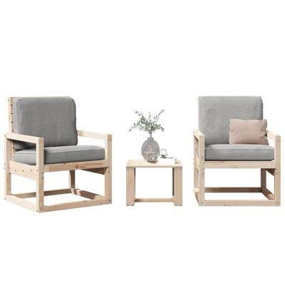 3-delige Loungeset massief grenenhout 3-delige Loungeset massief grenenhout