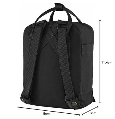 Fjallraven Kånken Mini Rugtas Black