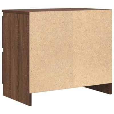 Tv-meubel 60x35x54 cm bewerkt hout bruin eikenkleur