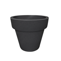 Kauri grote ronde 250L zwarte plantenbak bloempot Prestige - Prestige - thumbnail