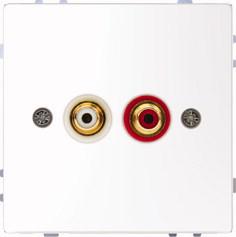 Merten MEG4350-6035 Luidsprekerstekkerdoos System Design Wit 1 stuk(s)