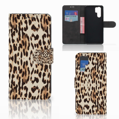 Huawei P30 Pro | Telefoonhoesje | Met pasjeshouder | Leopard Huawei P30 Pro | Telefoonhoesje | Met pasjeshouder | Leopard