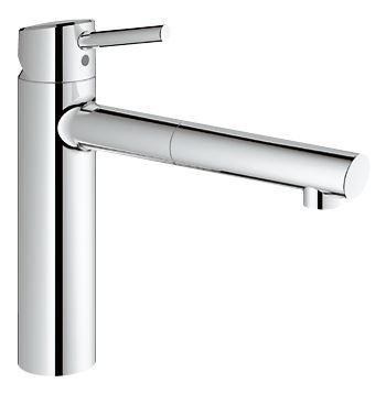Grohe Concetto keukenkraan met uittrekbare kraanuitloop chroom Grohe Concetto keukenkraan met uittrekbare kraanuitloop chroom