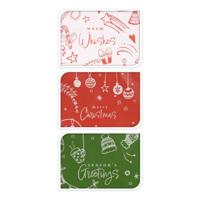 Geschenktas Kerst Deco 16cm, 24st. - thumbnail