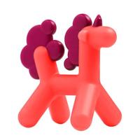 Boon Bijtfiguur Eenhoorn 4 X 12,5 Cm Siliconen Rood - thumbnail