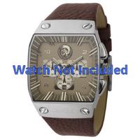 Horlogeband Diesel DZ9038 Leder Bruin 32mm - thumbnail