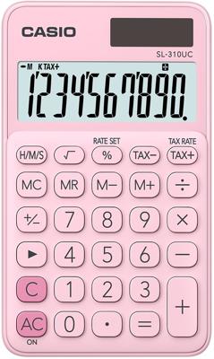 Casio SL-310UC-PK calculator Pocket Basisrekenmachine Roze