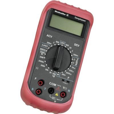 Weidmüller TEMPHASER Multimeter Digitaal CAT III 600 V Weergave (counts): 2000 Weidmüller TEMPHASER Multimeter Digitaal CAT III 600 V Weergave (counts): 2000