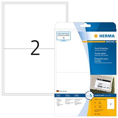 Etiket herma 4519 199.6x143.5mm acetaatzijde wit Etiket herma 4519 199.6x143.5mm acetaatzijde wit
