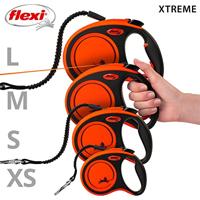 flexi Rollijn Xtreme Tape Leash, zwart-rood, Maat: XS 3m - thumbnail
