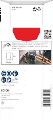 Bosch Accessoires PRO AIZ 32 AIB invalzaagblad | 32 x 50 mm | 5 stuks - 2608669075
