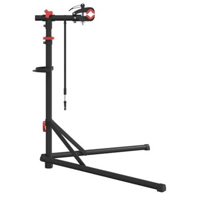 VidaXL Fietsreparatiestandaard inklapbaar 92-152 cm staal rood VidaXL Fietsreparatiestandaard inklapbaar 92-152 cm staal rood