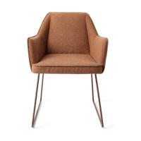 Jesper Home Eetkamerstoel 'Tome' Slide Rose, kleur Cinnamon Bun - thumbnail