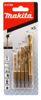 Makita B-57308 Metaalborenset HSS-TiN 5-delig - thumbnail