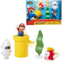 Super Mario Action Figure Set - Underwater Diorama - thumbnail
