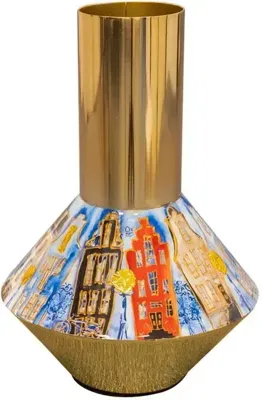 TS Collection Vaas Canalhouses Red 14x19cm