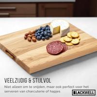 Blackwell Houten Snijplank - Met Greep - Essenhout - 50 x 40 x 4 cm - thumbnail