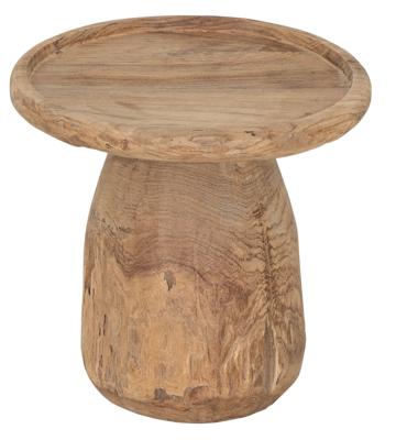 MUST Living Bijzettafel 'Tambora' Teakhout, Ø50cm